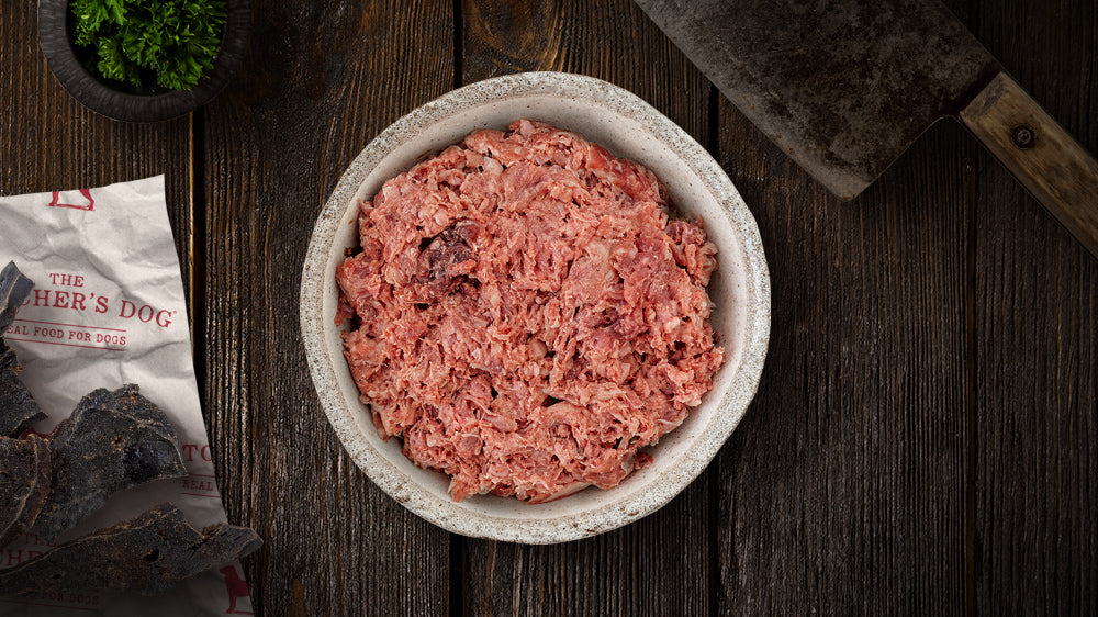 The Butcher's Dog | Raw Food Puppy Love: Beef and Chicken + Vegetables 1.5Kg