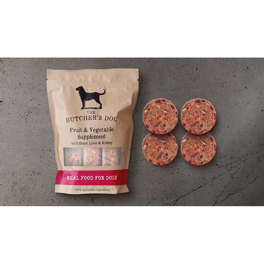 The Buther's Dog | Vegetable and Fruit Supplement + Organs 600g