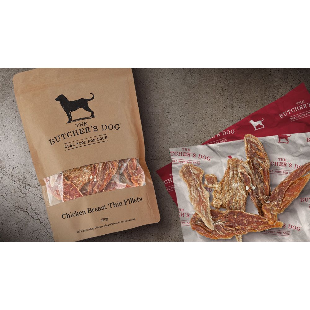 The Buther's Dog | Dog Treat Chicken Tender Breast Fillets 150g