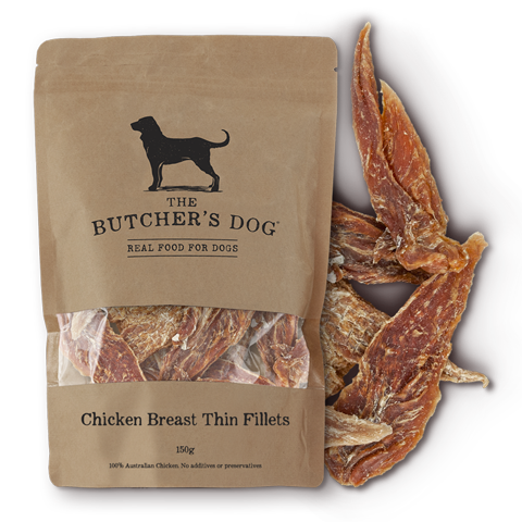 The Buther's Dog | Dog Treat Chicken Tender Breast Fillets 150g