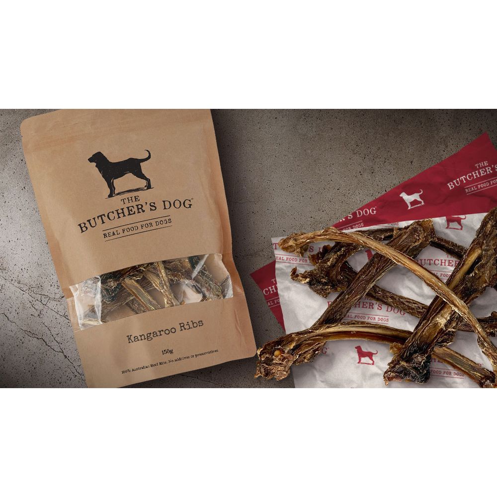 The Buther's Dog | Dog Treat Kangaroo Ribs 150g