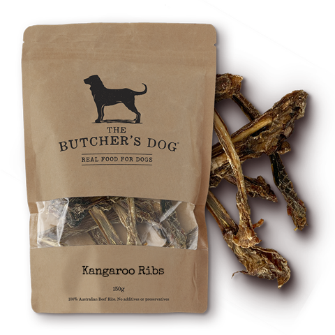 The Buther's Dog | Dog Treat Kangaroo Ribs 150g