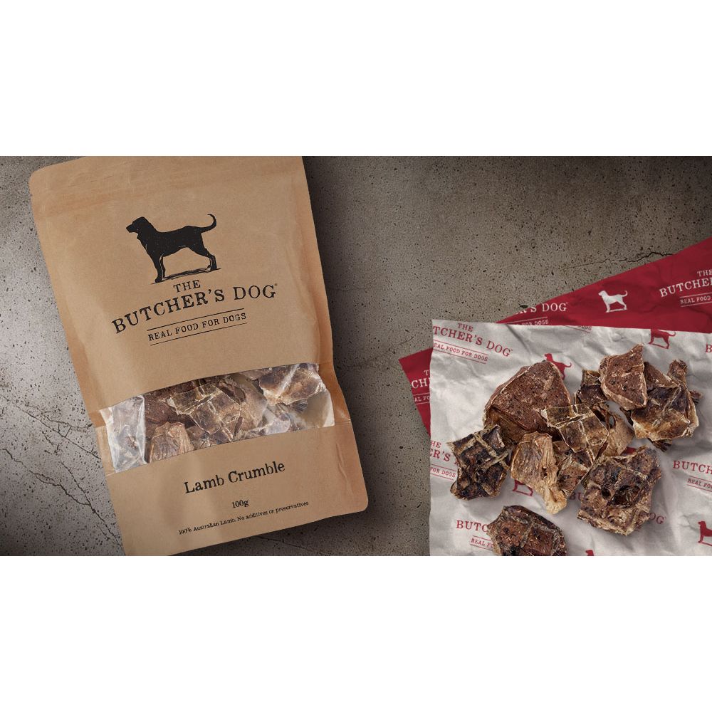 The Buther's Dog | Dog Treat Lamb Crumble 100g