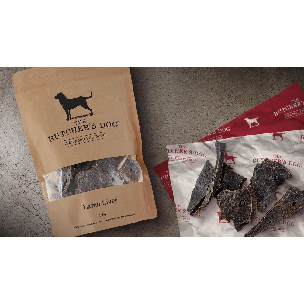 The Buther's Dog | Dog Treat Lamb Liver 150g