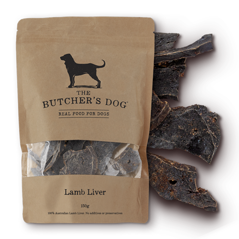 The Buther's Dog | Dog Treat Lamb Liver 150g