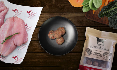 The Buther's Dog | Turkey & Vegetable Balls 500g