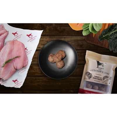 The Butcher's Dog | Turkey & Vegetable Balls 500g