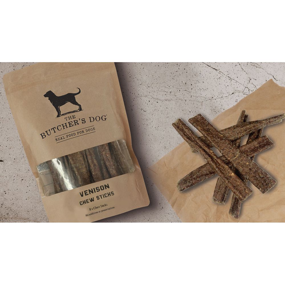 The Butcher's Dog | Dog Treat Venison Chew Sticks 8pcs