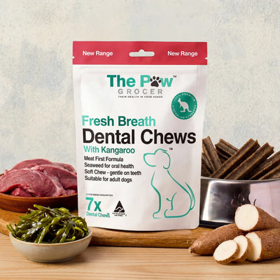 The Paw Grocer - Dog Treats Kangaroo Dental Chew