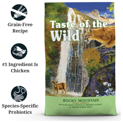 TASTE OF THE WILD - Cat Dry Food Rocky Mountain Feline Grain Free