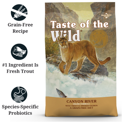 TASTE OF THE WILD - Cat Dry Food Canyon River Feline Grain Free