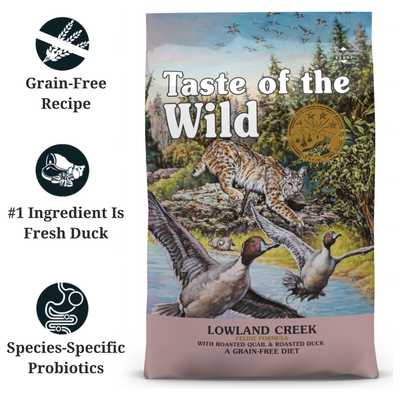 TASTE OF THE WILD - Cat Dry Food Lowland Creek Feline Grain Free