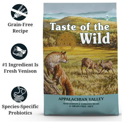 TASTE OF THE WILD - Appalachian Valley Small Breed Canine Dog Dry Food Grain Free