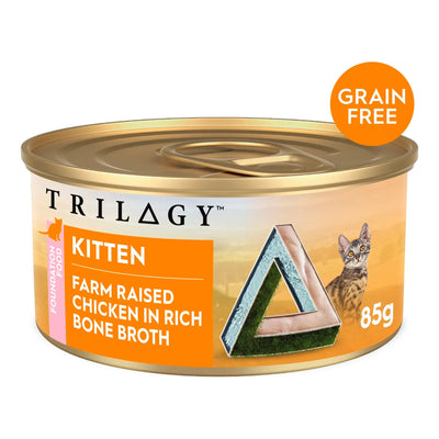 TRILOGY™ KITTEN Cat Wet Food - FARM RAISED CHICKEN IN BONE BROTH