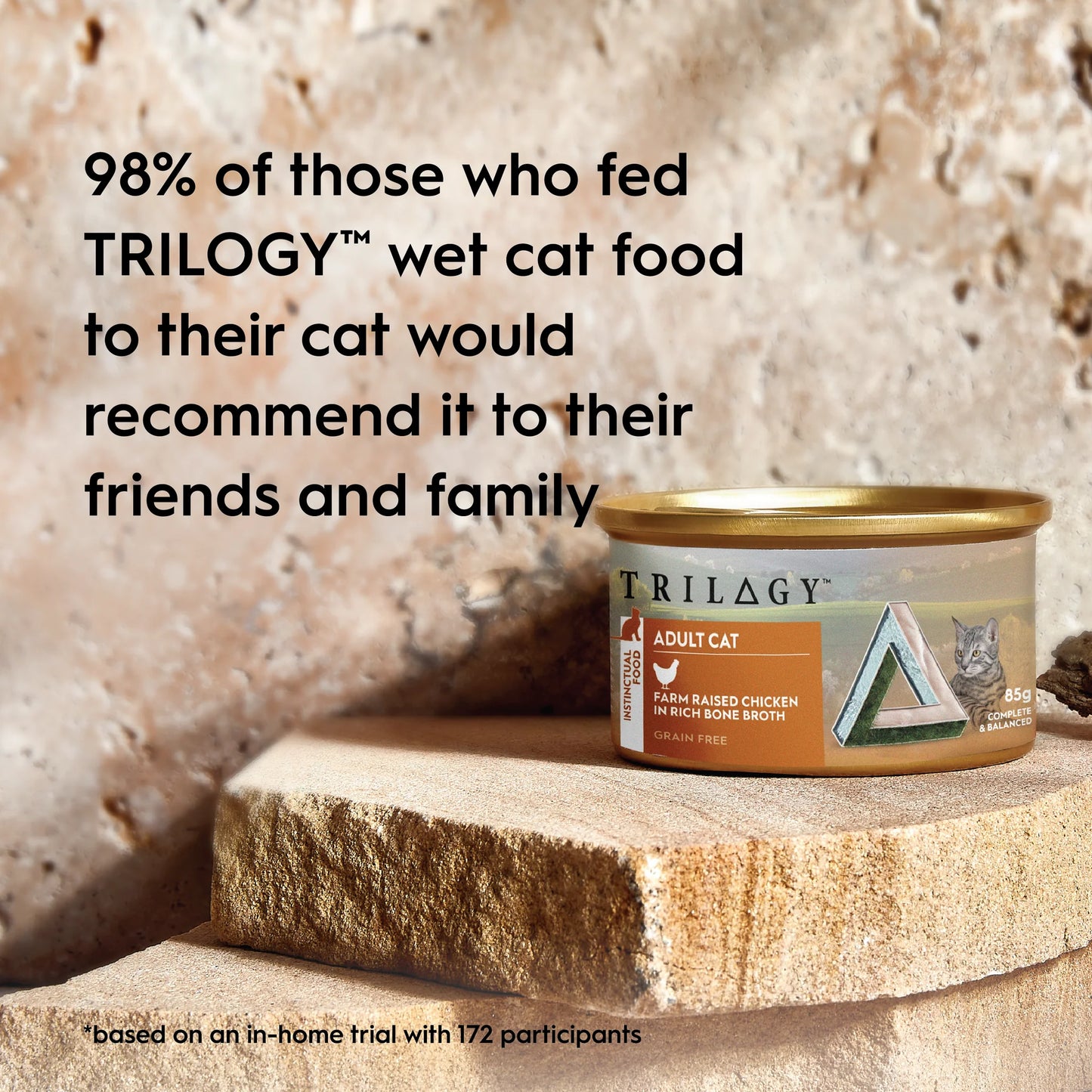 TRILOGY™ KITTEN Cat Wet Food - FARM RAISED CHICKEN IN BONE BROTH