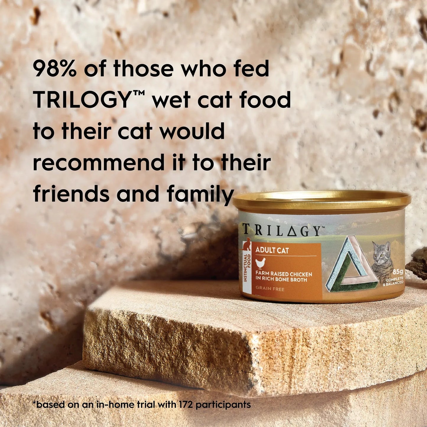 TRILOGY™ KITTEN Cat Wet Food - FARM RAISED CHICKEN IN BONE BROTH