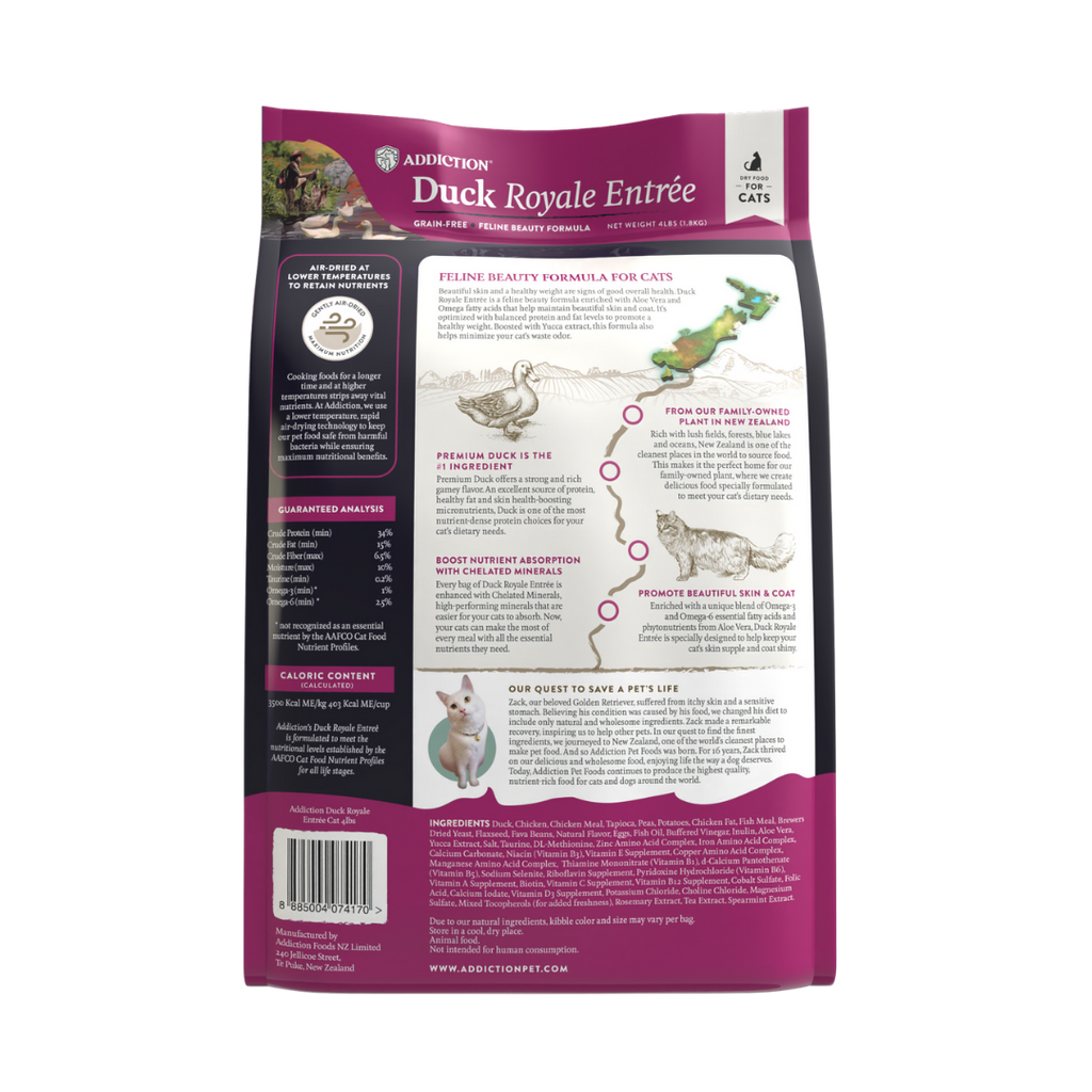 Addiction Cat Dry Food Duck Royale 1.8kg