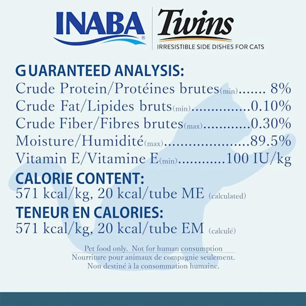 INABA Twins Tuna & Chicken With Scallop Recipe 35g x 2