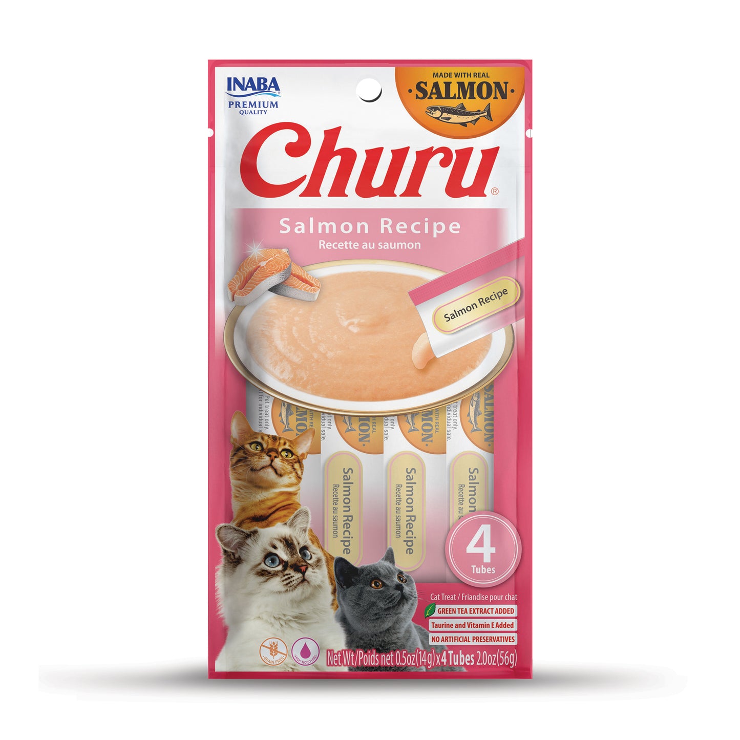INABA Cat Churu Puree Salmon 56G