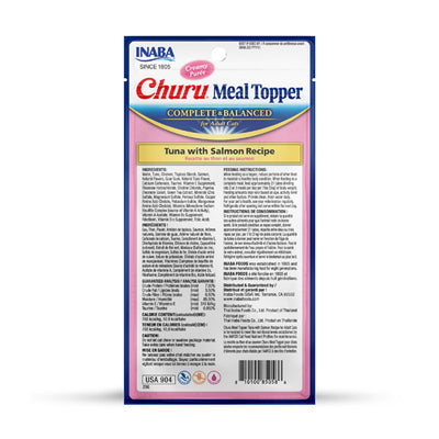 INABA Cat Churu Meal Topper Tuna with Salmon Recipe 56g