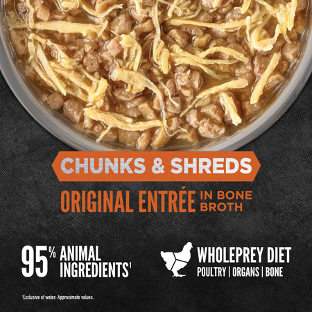 ORIJEN Cat Wt Food CHUNKS & SHREDS - ORIGINAL ENTRÉE