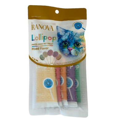 RANOVA Cat Treats - Freeze Dried Lollipop (Mixed Flavor) 1.4g x 5 pcs
