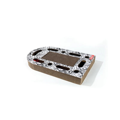 M-Pets URBANSTYLE Freestyle Cat Scratcher - Black & White