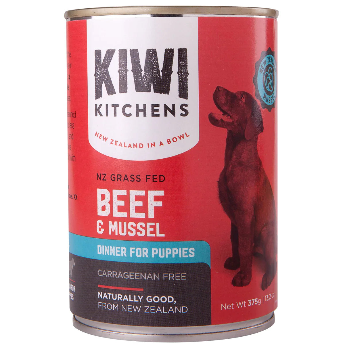 KIWI KITCHENS Puppy Wet Dog Food Beef & Mussel Dinner