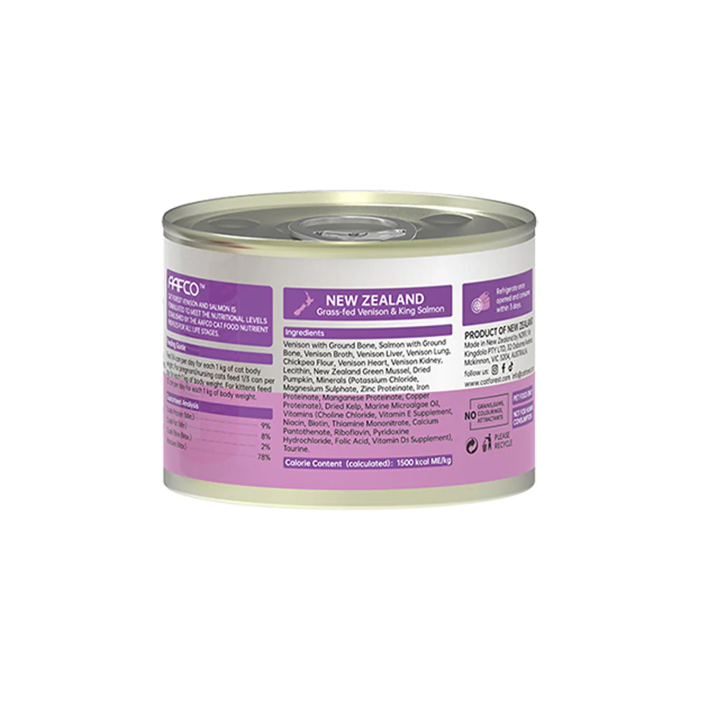 CAT FOREST Wet Cat Food Grass-Fed Venison & King Salmon