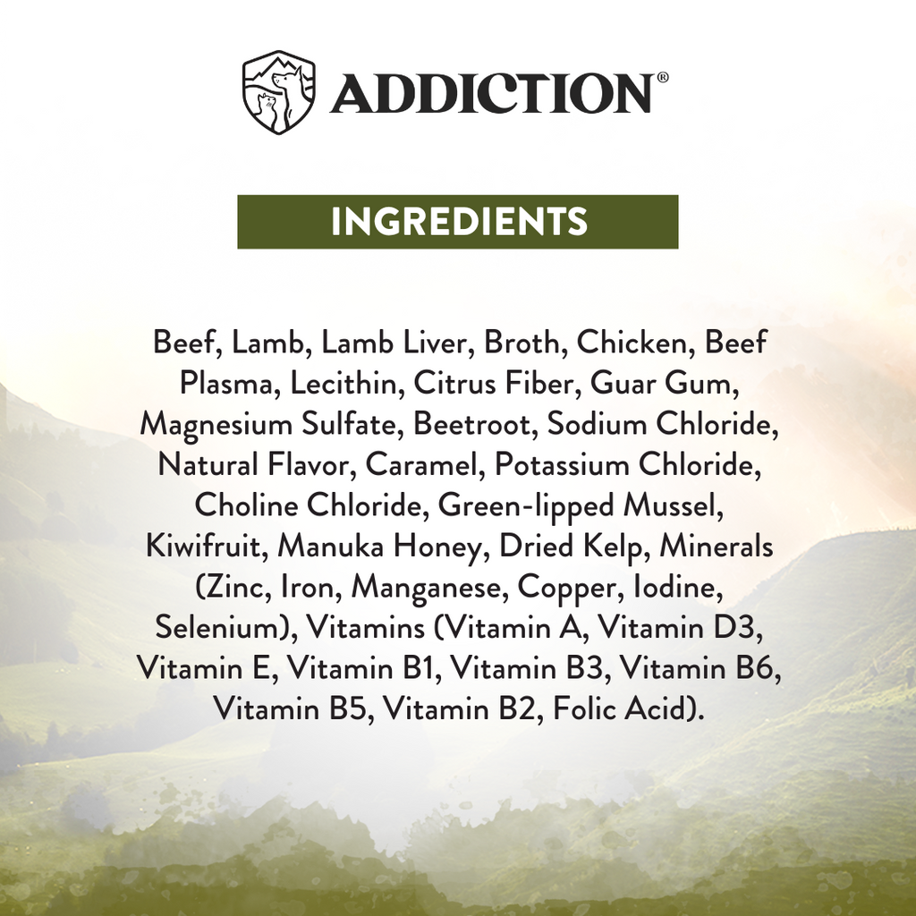 Addiction Cat Wet Food Wild Islands Highlands Meat Lamb And Beef