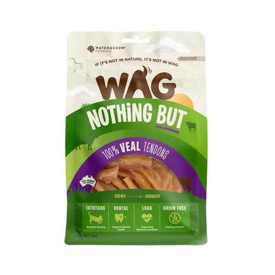 WAG Dog Treats Veal Tendons 200g