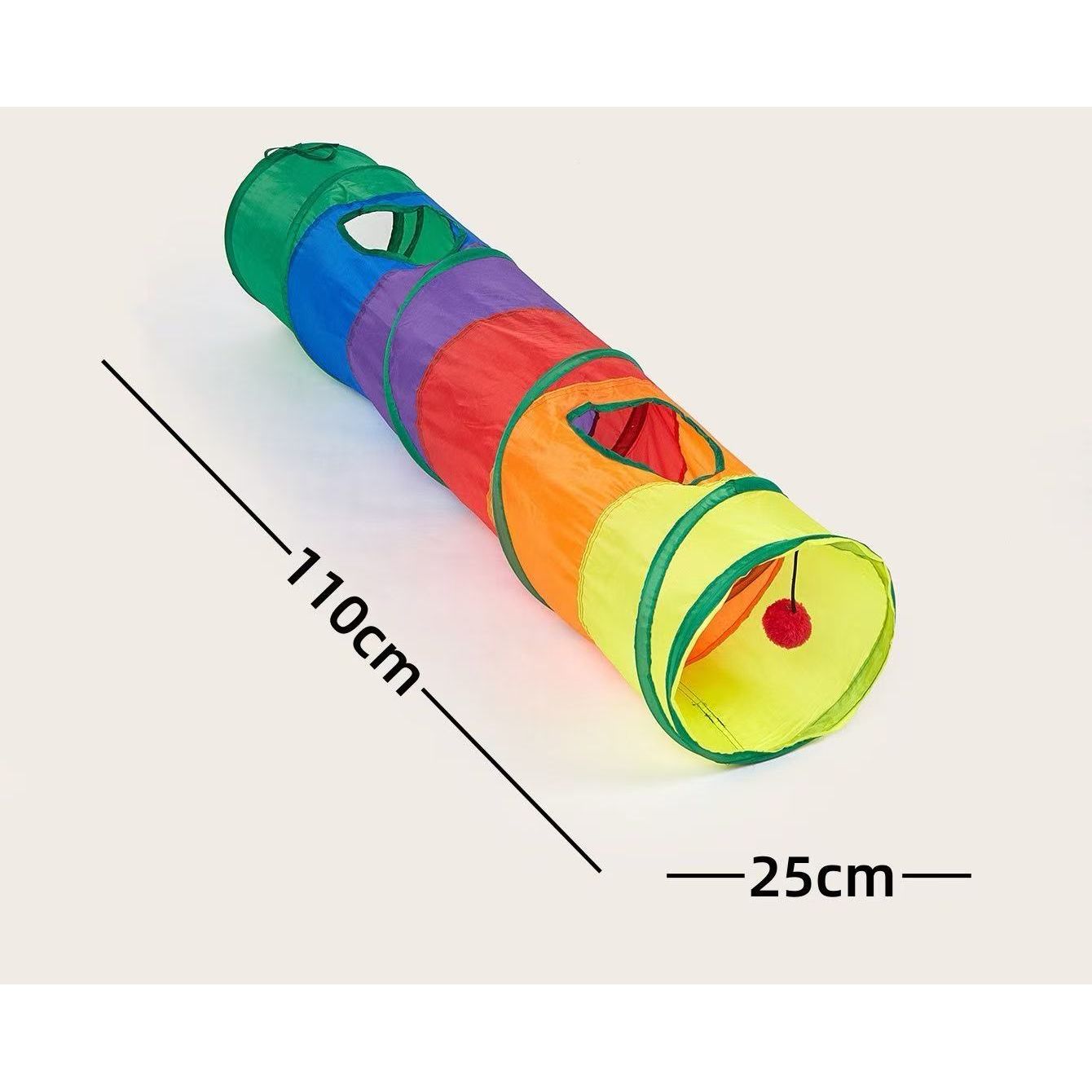 Rainbow Tunnel Cat Toy
