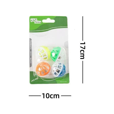 Colorful Ball Toys For Cats 4PK