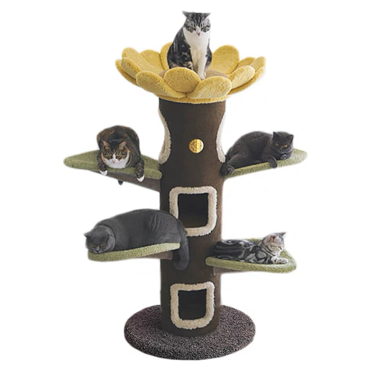 Camily "Sunflower" Climbing Cat Tree