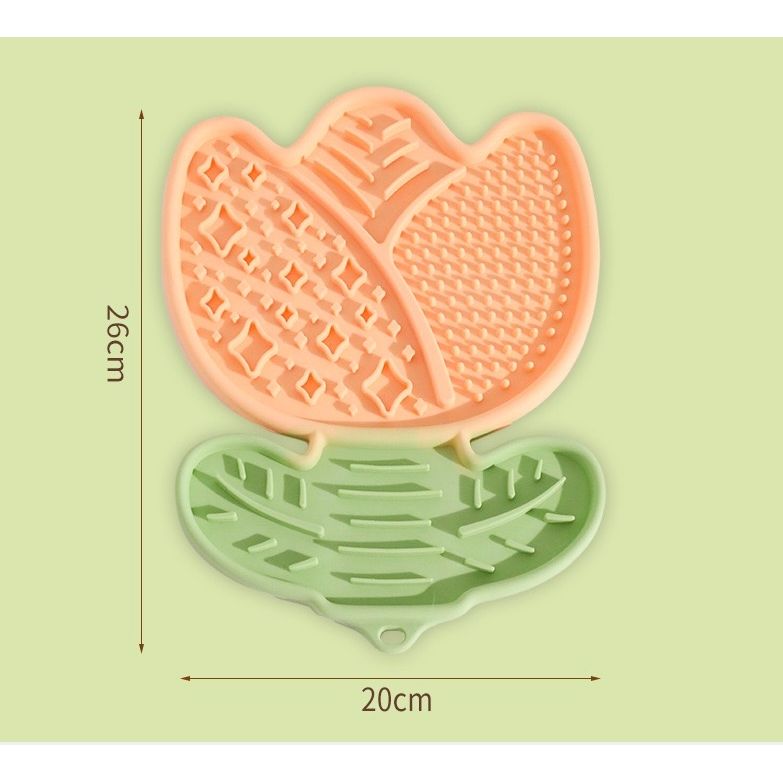 Flower Slow Feeder Lick Mat