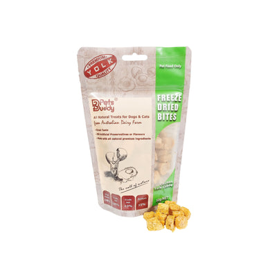 PetsBuddy Freeze Dried Chicken Yolk Cubes 50g