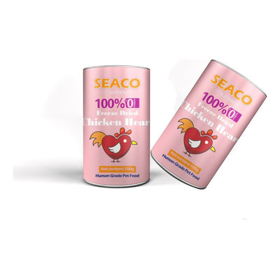 Seaco Freeze-Dried Chicken Hearts 100g