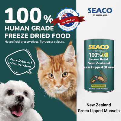 Seaco Freeze-Dried New Zealand Green-Lipped Mussel 70g