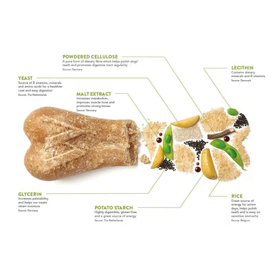 WHIMZEES® Dog Dental Treats Rice Bone 9 Pack