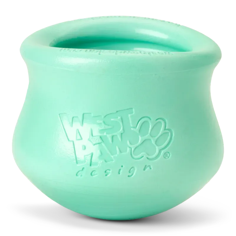 West Paw Toppl Puzzle Toy Treat Dispensing Wobbling Dog Toy & Food Bowl