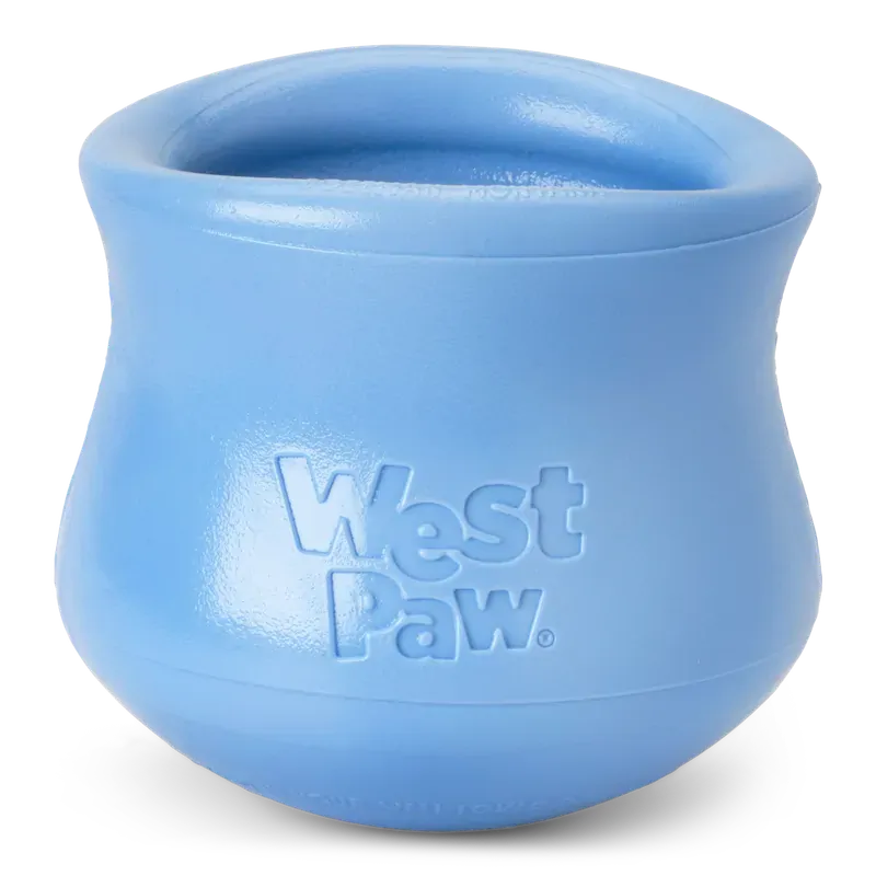 West Paw Toppl Puzzle Toy Treat Dispensing Wobbling Dog Toy & Food Bowl