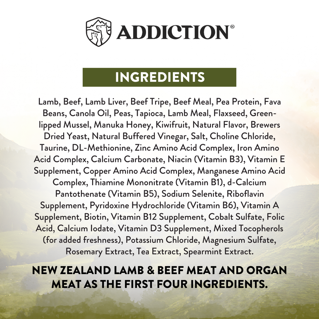 Addiction Dog Dry Food Wild Islands Highland Meats