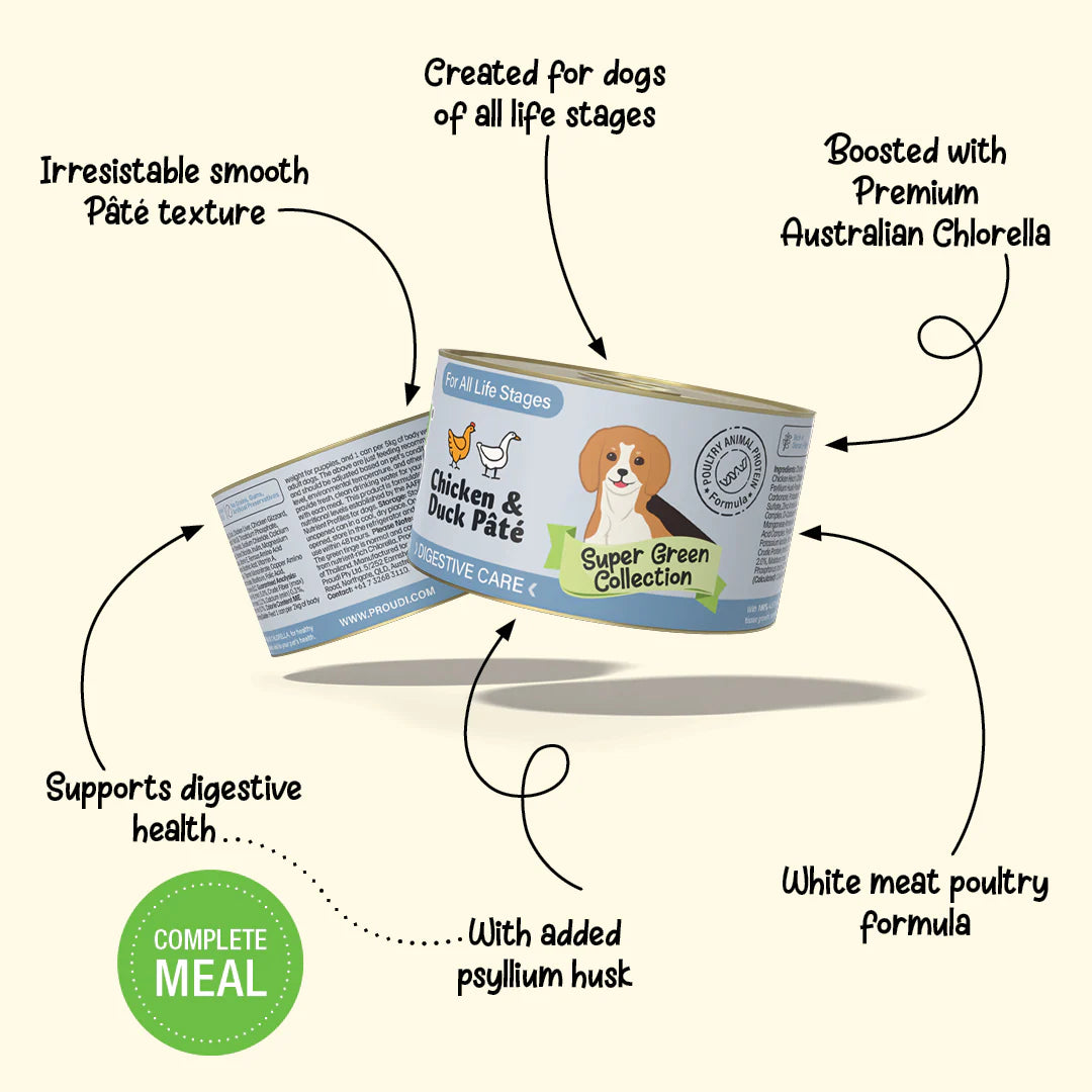Yumguard Dog Wet Food - Digestive Care Chicken & Duck Pate