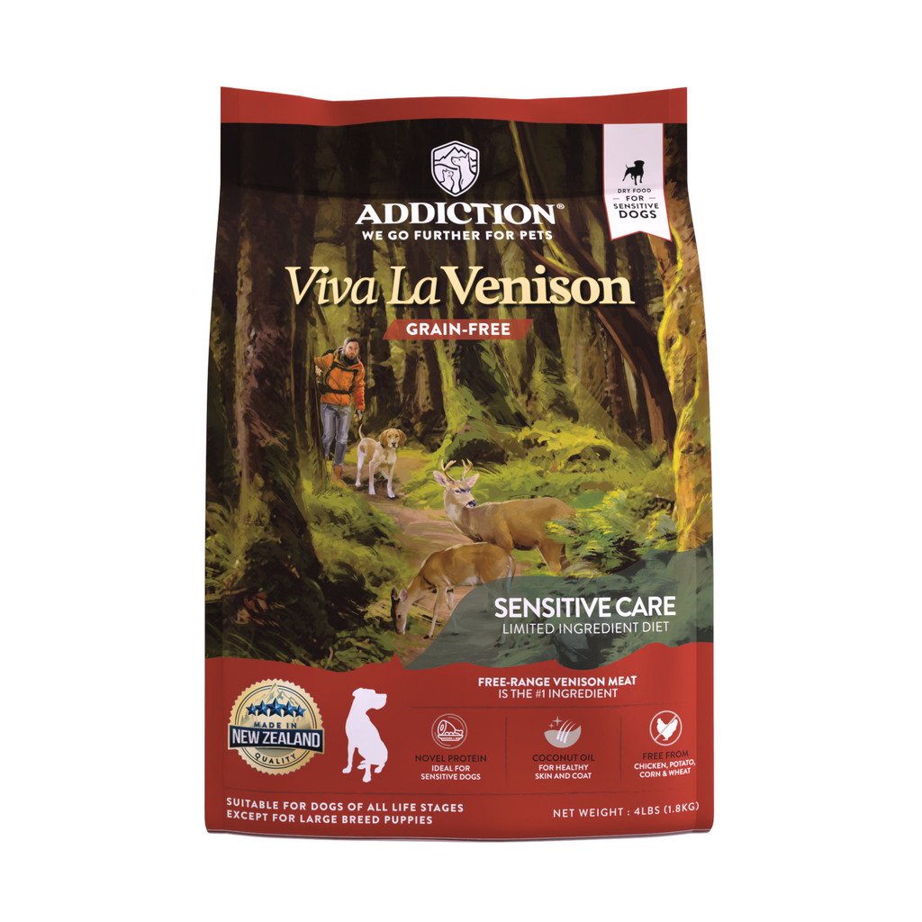 Addiction Dog Dry Food Viva La Venison