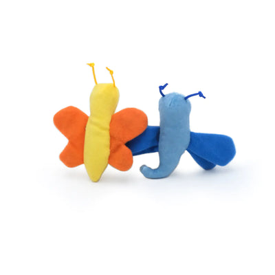 ZippyClaws® Cat Toy 2 Pack – Butterfly and Dragonfly