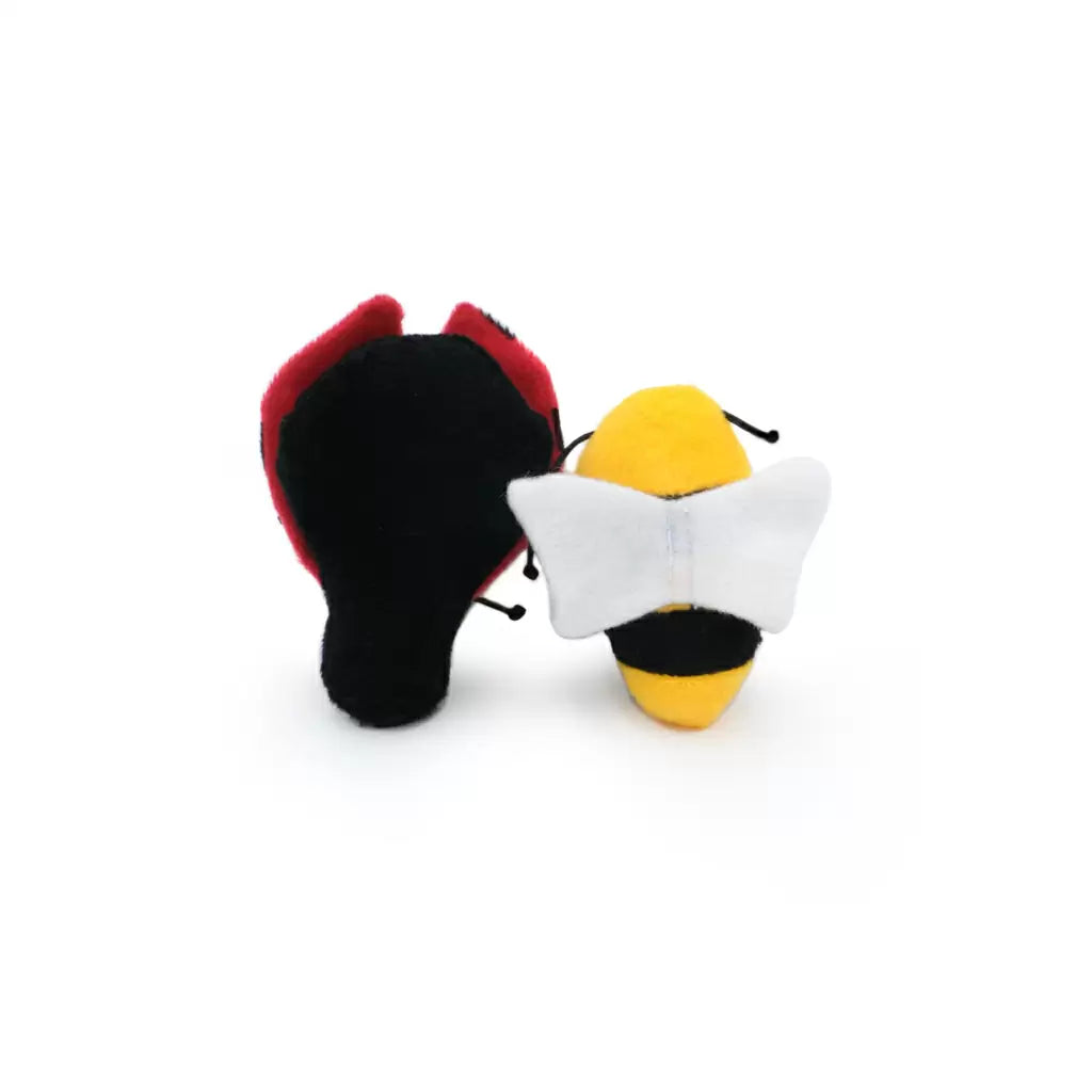 ZippyClaws® Cat Toy 2 Pack – Ladybug and Bee