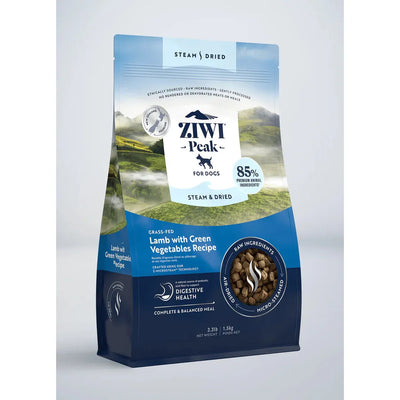 ZIWI Peak Dog Food Steam & Dried Lamb with Green Vegetables Recipe