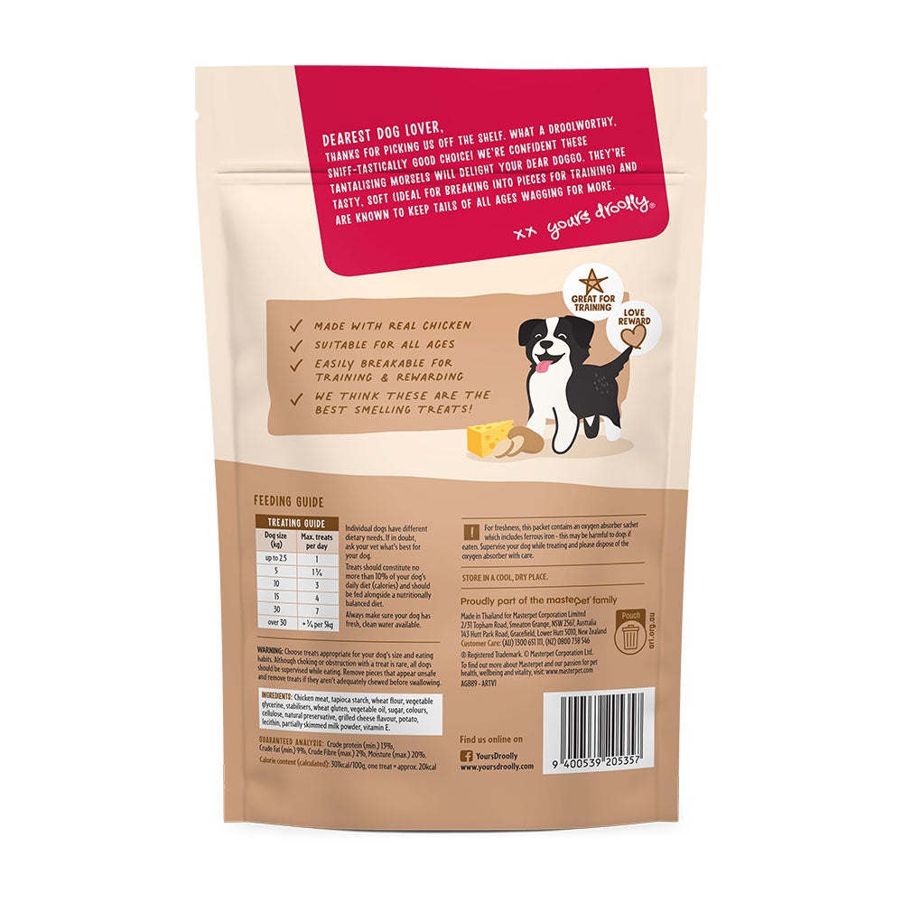 Yours Droolly Dog Treats Double Delights - Potato & Cheese 150g