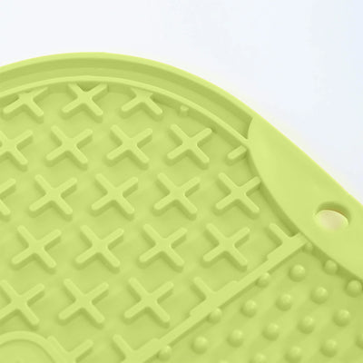 Pet Marvel Pet Licking Food Plate Wallable Green