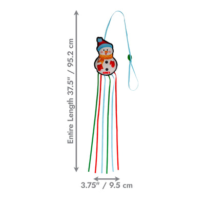 KONG Holiday Teaser Snowman Toy For Cats